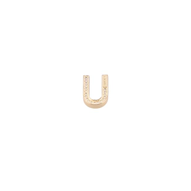 Liu Jo Letterina in Metallo con strass U - 1