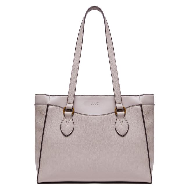 Liu Jo Shopper Ecosostenibile con charm Taupe - 3