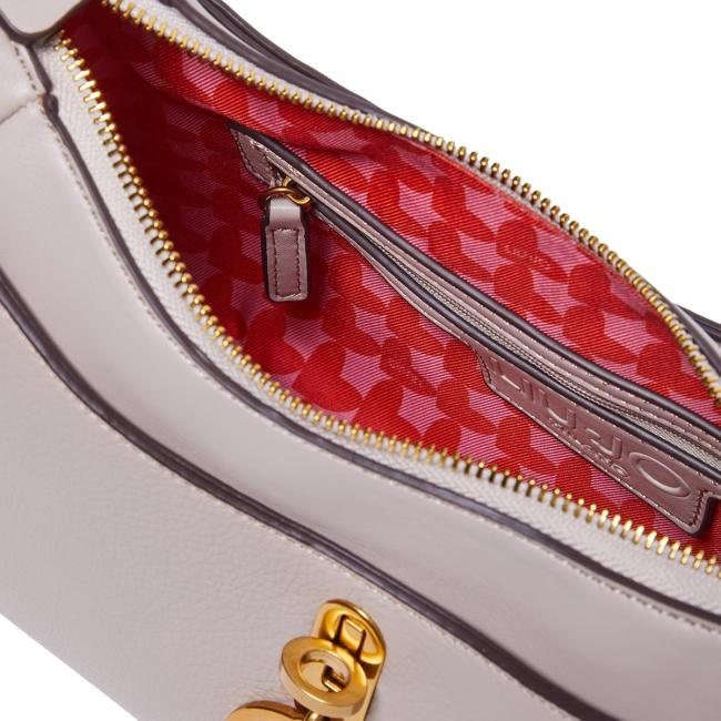Liu Jo Borsa a spalla Ecosostenibile con charm Taupe - 4