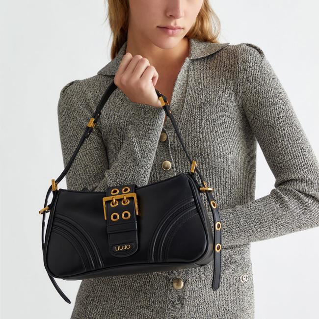 Liu Jo Borsa a spalla con fibbia Black - 2