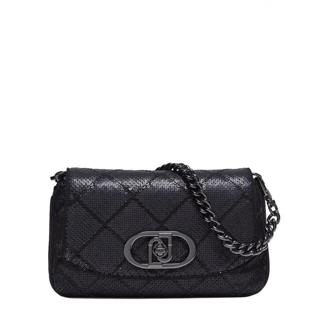 Liu Jo Borsa a spalla con paillettes Black - 1