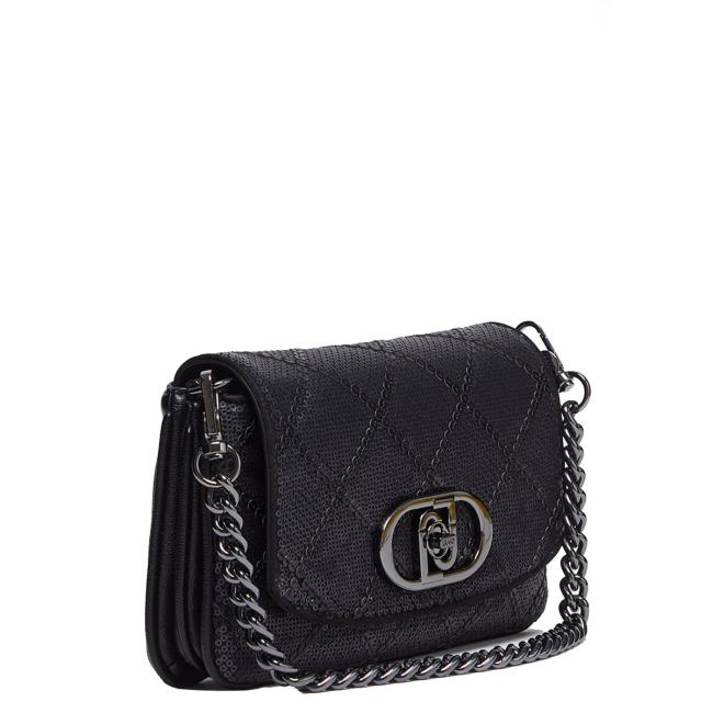 Liu Jo Borsa a spalla con paillettes Black - 3