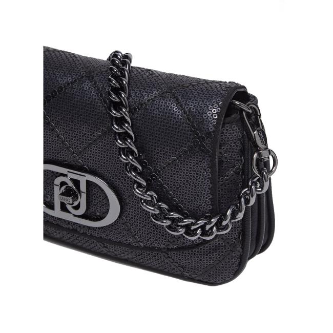 Liu Jo Borsa a spalla con paillettes Black - 5