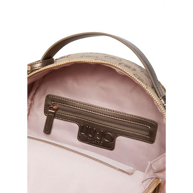 Liu Jo Zaino con logo e charm Tortora Chiaro - 7