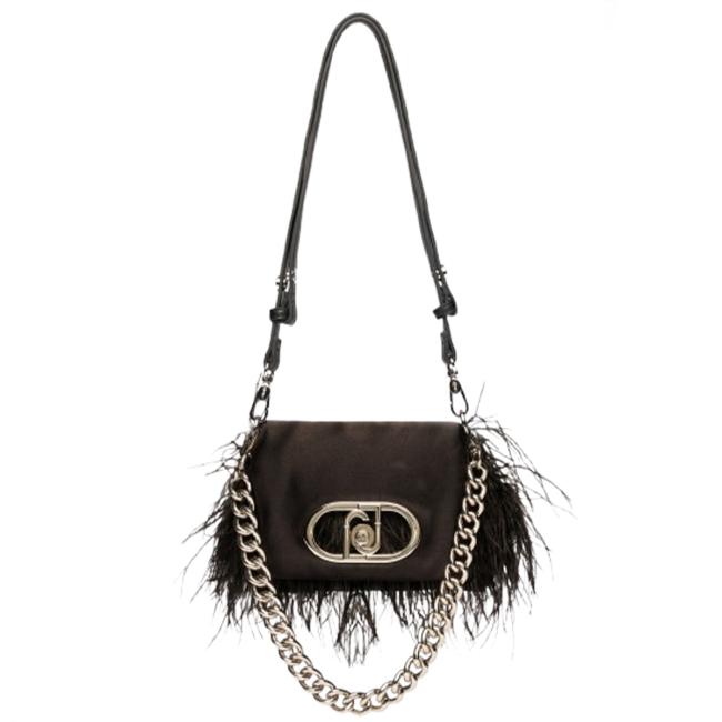 Liu Jo Sottospalla LaPuffy con piume Black - 1