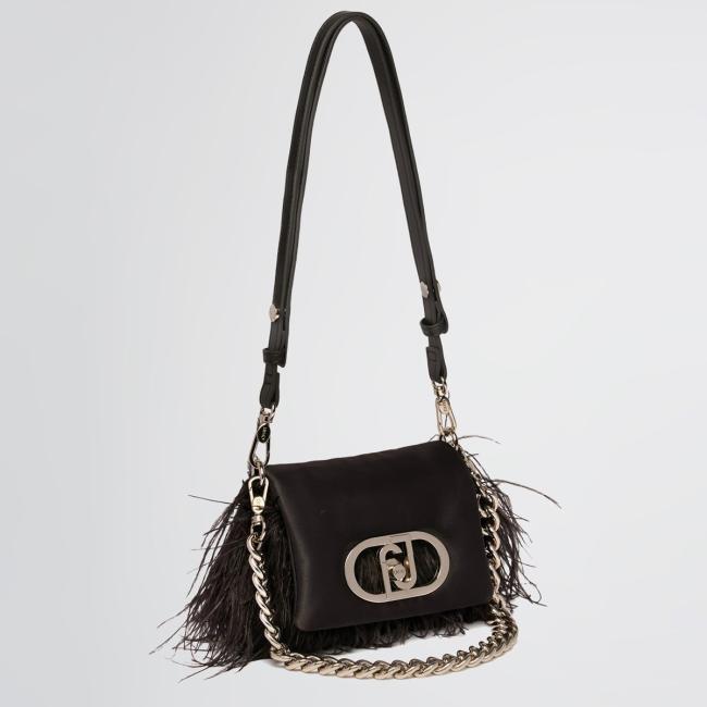 Liu Jo Sottospalla LaPuffy con piume Black - 2