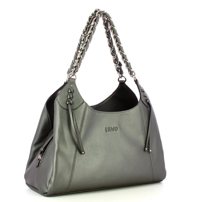 Liu Jo Boston Bag Antracite Met. - 2
