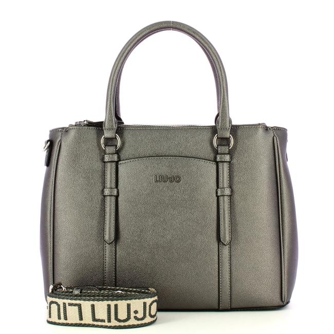 Liu Jo Borsa a mano Nevet grande Antracite Met - 4