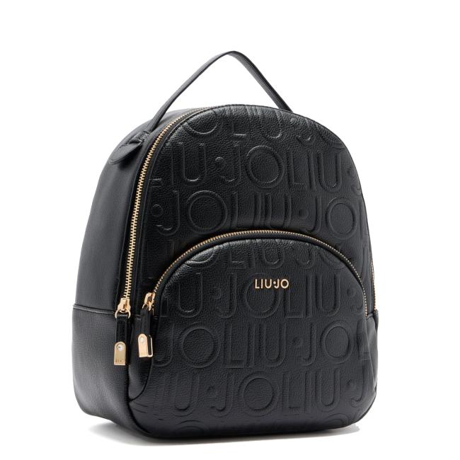 Liu Jo Zaino Medio logo embossed Black - 2