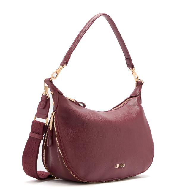 Liu Jo Hobo Bag Media Espandibile Red Wine - 2