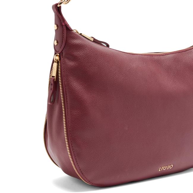 Liu Jo Hobo Bag Media Espandibile Red Wine - 4