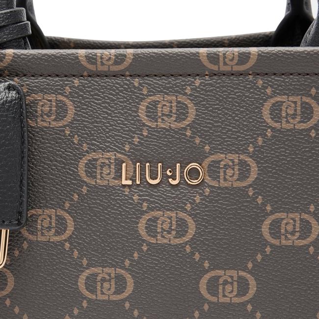Liu Jo Borsa a mano Media Monogram Black - 3