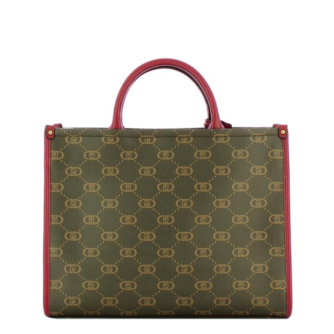 Liu Jo Borsa a mano Media Monogram Red Wine - 3