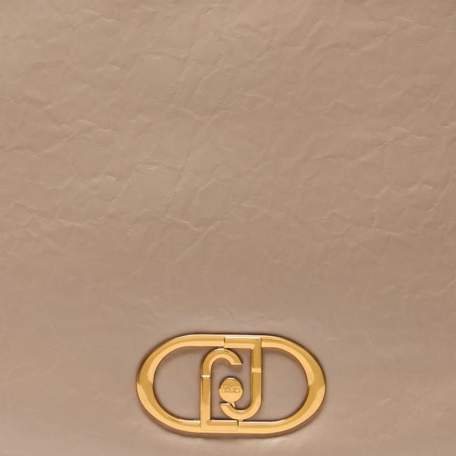 Liu Jo Tote bag LaPuffy grande con catena Dark Sand - 3