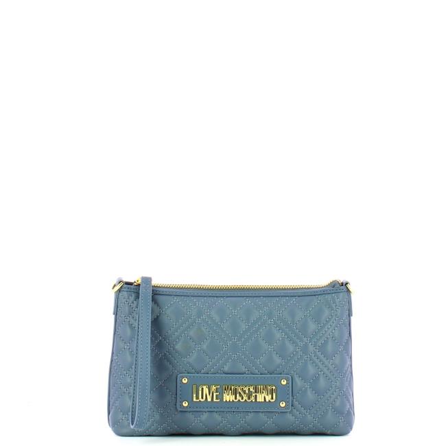 Love Moschino Tracollina Shiny Quilted Denim - 1