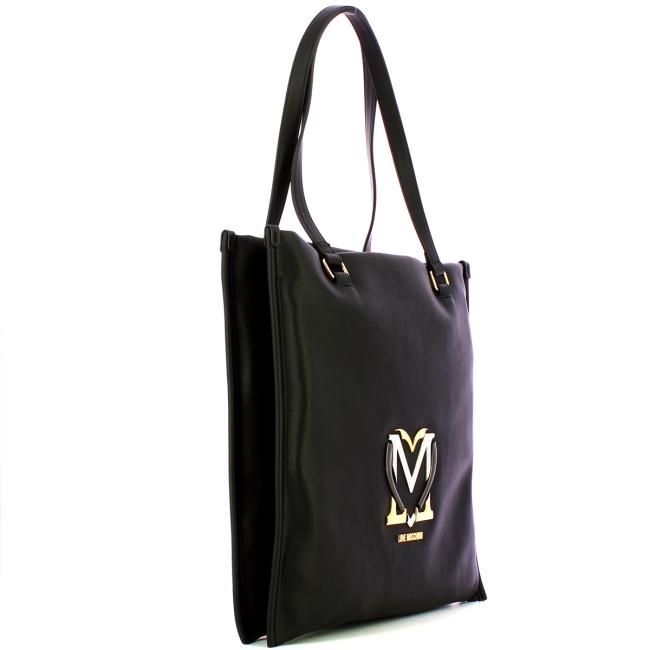 Love Moschino Shopper Colorful Heart Nero - 2