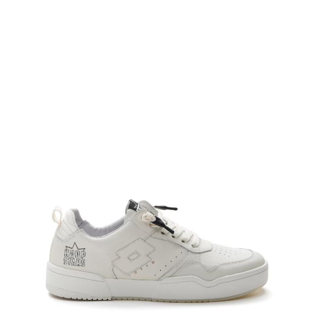 Lotto Sneakers Hoop Stars White All Black - 1