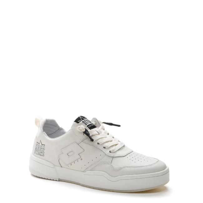 Lotto Sneakers Hoop Stars White All Black - 2