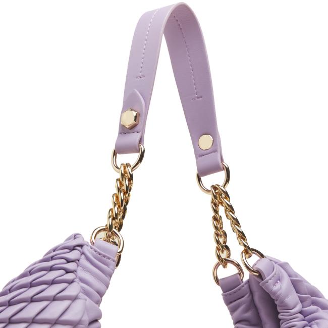 Manila Grace Borsa a spalla Tulip Big Lavanda - 3