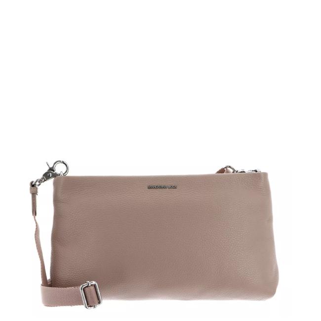 Mandarina Duck Mellow Warm Taupe leather Crossbody Bag - 1