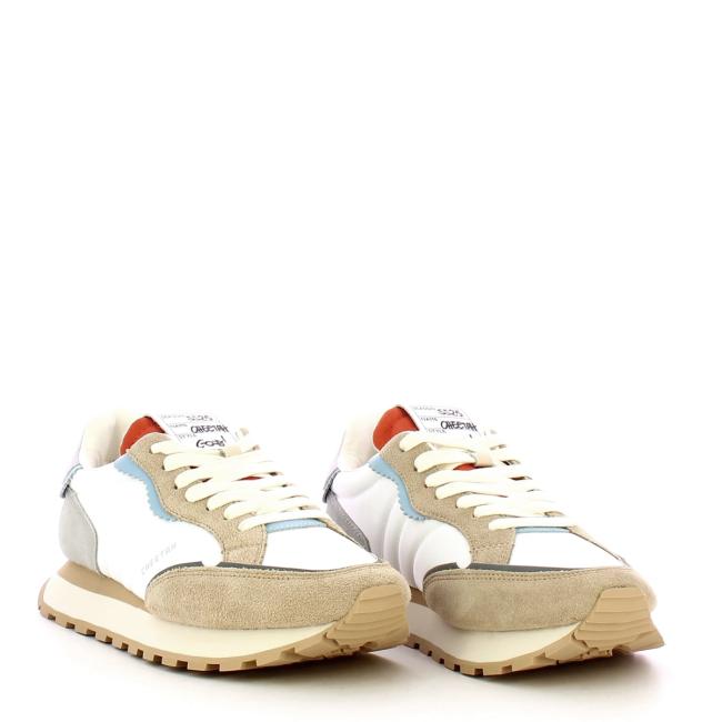 MOWA Sneakers Donna Cheetah White Grigio Taupe - 2