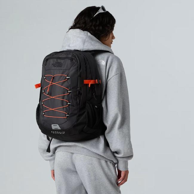The North Face Zaino Borealis Classic Asphalt Grey Retro Orange - 7