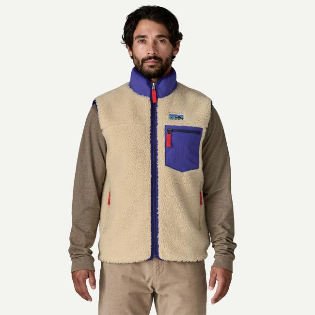 Patagonia Gilet in pile Classic Retro-X® Fleece Vest Dark Natural - 2