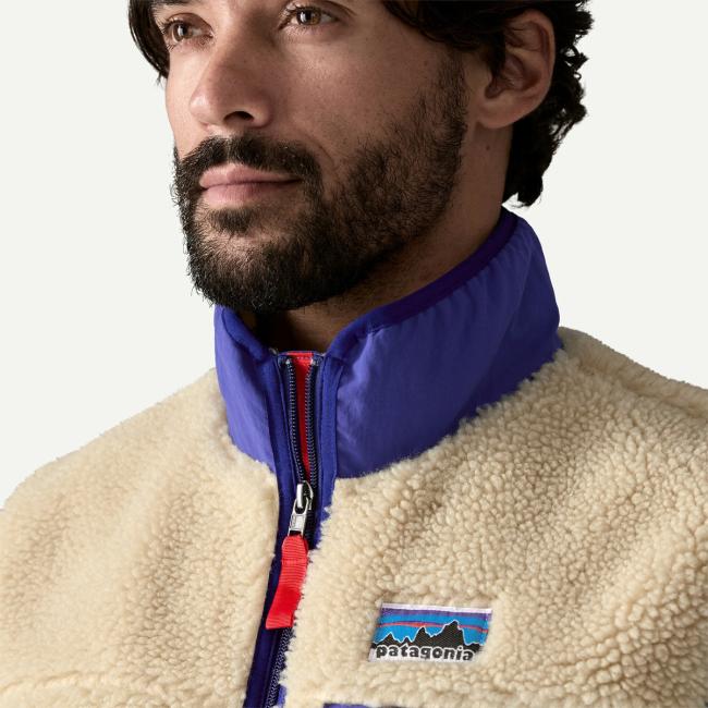 Patagonia Gilet in pile Classic Retro-X® Fleece Vest Dark Natural - 8
