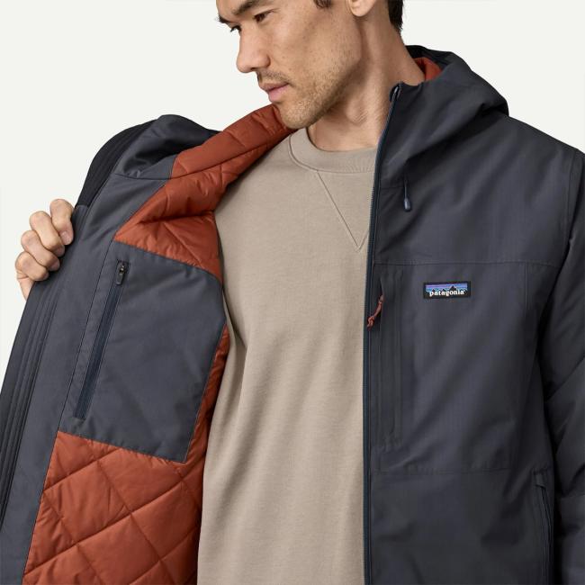 Patagonia Giacca con cappuccio Windshadow Smolder Blue - 6