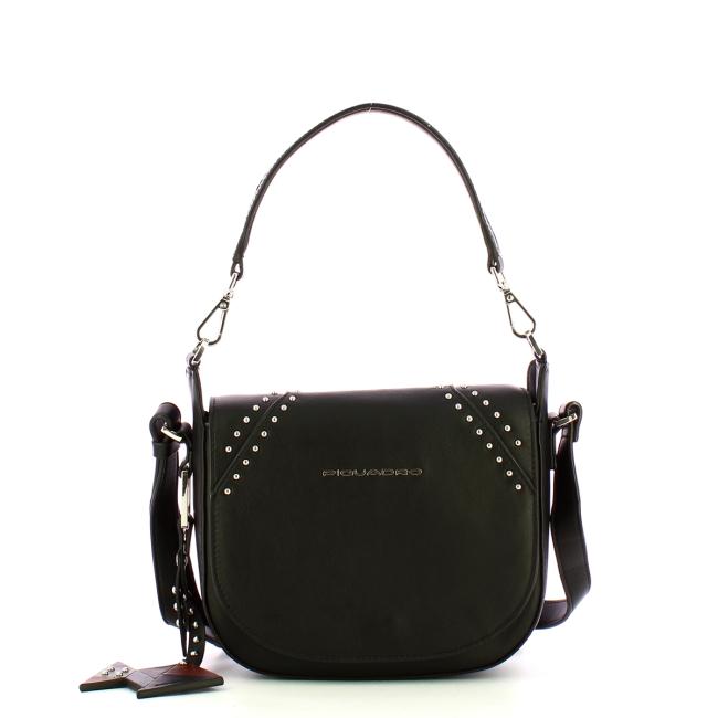 Piquadro Borsa tracolla media Muse Nero Rock - 1