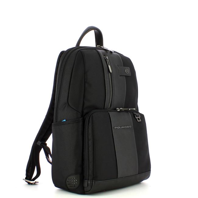 Piquadro Zaino Porta PC Brief 2 14.0 in tessuto riciclato - 2