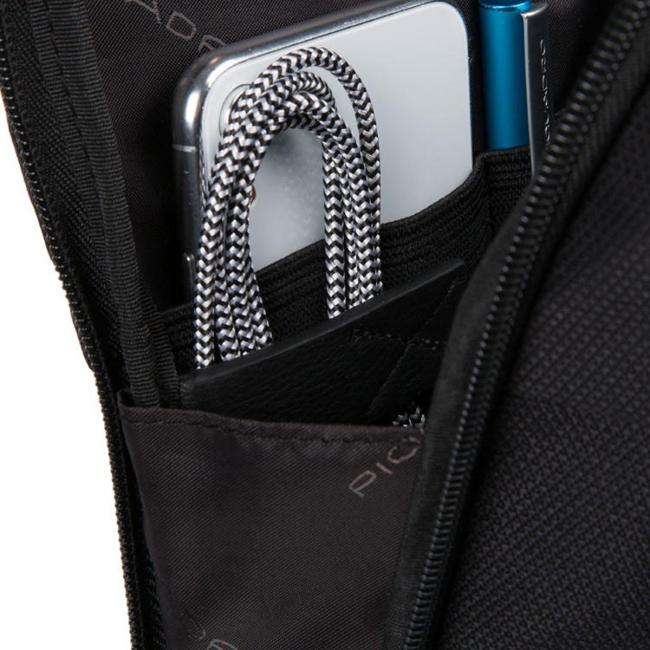 Piquadro Zaino fast-check espandibile Trakai RIFD in tessuto riciclato 15.6 - 4