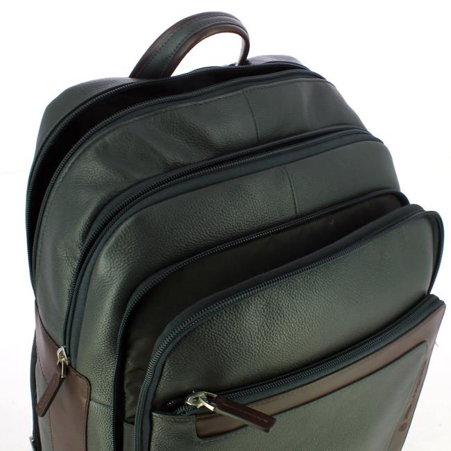 Piquadro Zaino Porta PC in pelle 15.6 - 4