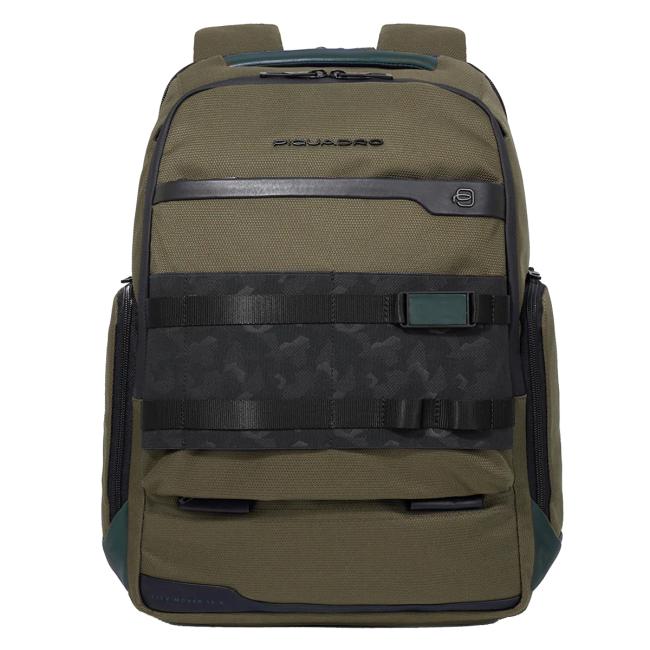 Piquadro Zaino Porta PC FX 15.6 in tessuto riciclato - 1