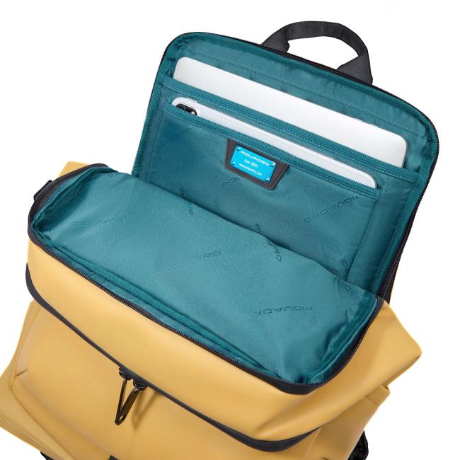 Piquadro Zaino Porta PC Corner 2.0 15.6" Verde - 4
