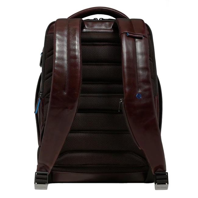 Piquadro Zaino Porta PC Blue Square 15.6" Mogano - 3