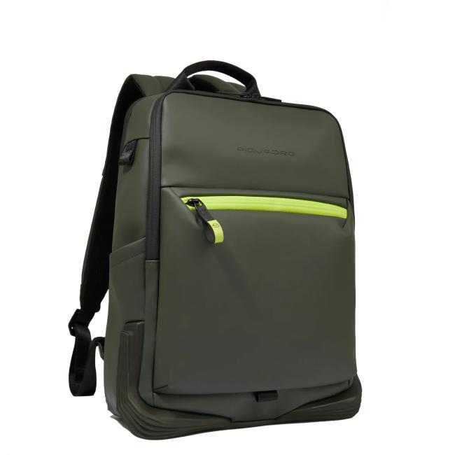Piquadro Zaino Porta PC Corner 2.0 14" Verde - 2