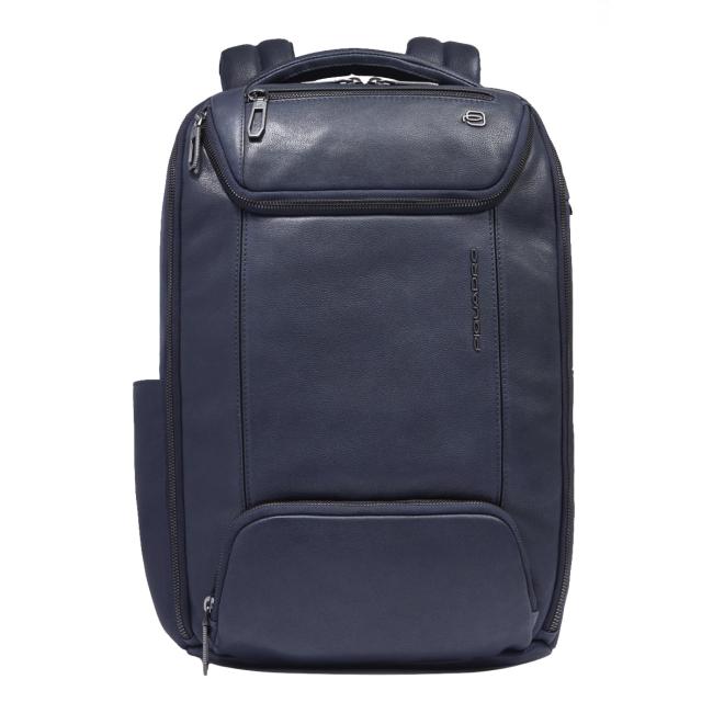 Piquadro Zaino Cronus Porta PC 14" Blu - 1