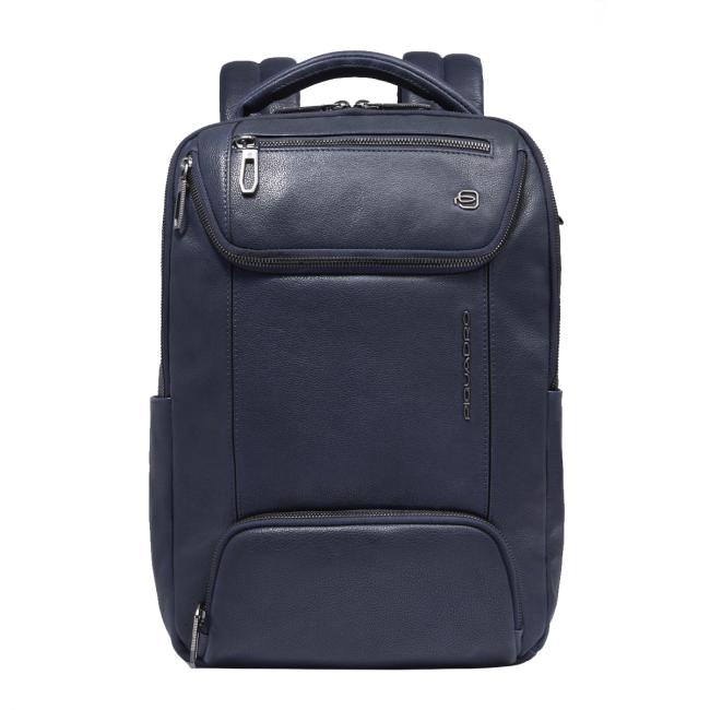 Piquadro Zaino Cronus Porta PC 13" Blu - 1