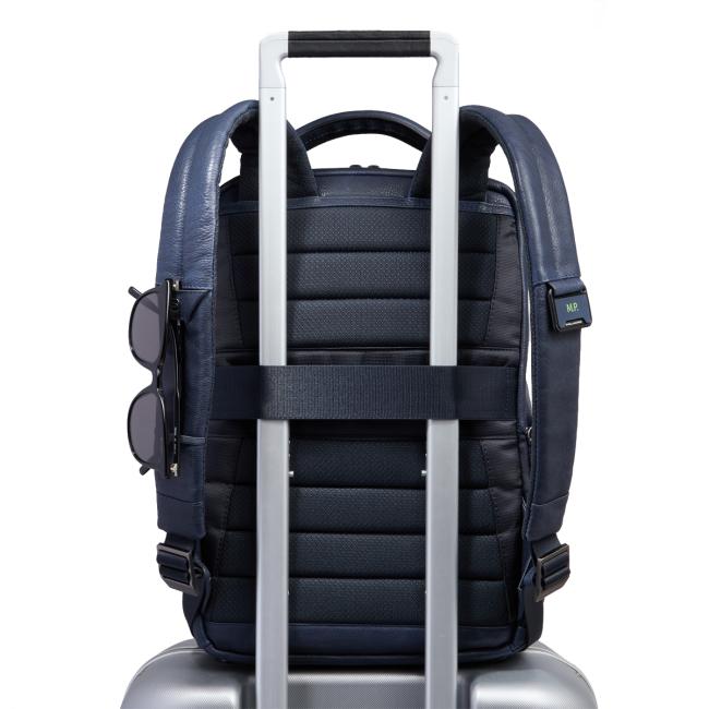 Piquadro Zaino Cronus Porta PC 13" Blu - 3