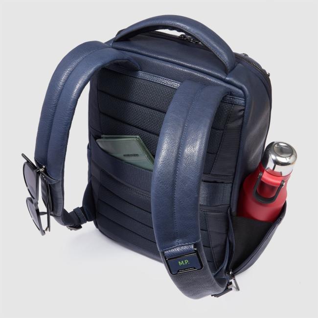 Piquadro Zaino Cronus Porta PC 13" Blu - 4