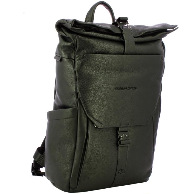 Piquadro Zaino Than Roll-Top Porta PC 15.6" Nero - 2