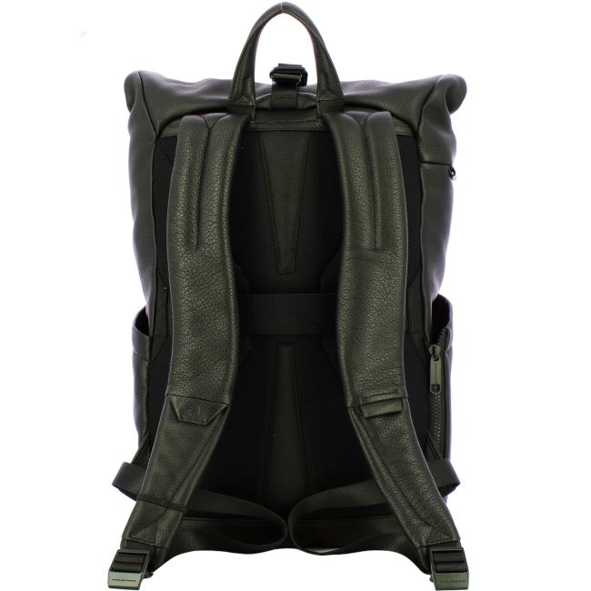Piquadro Zaino Than Roll-Top Porta PC 15.6" Nero - 3