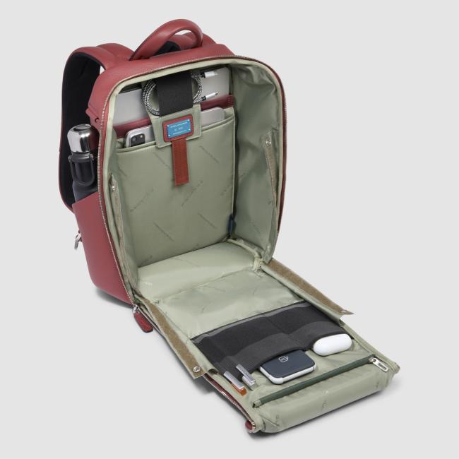 Piquadro Zaino Than Porta PC 13.3" Arancione - 4