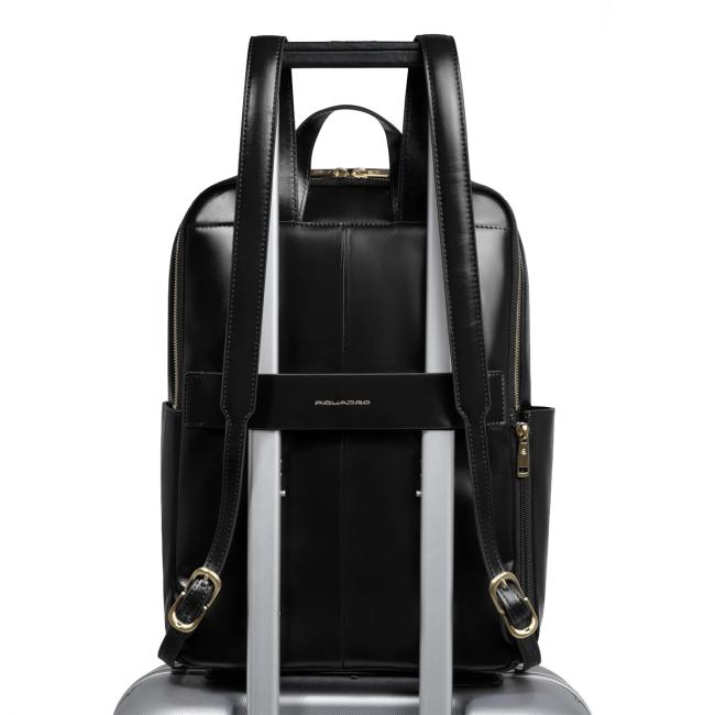 Piquadro Zainetto Blue Square Porta PC 14" Nero - 3