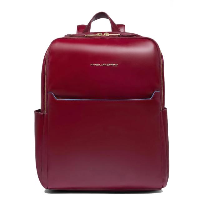 Piquadro Zainetto Blue Square Porta PC 14" Rosso - 1