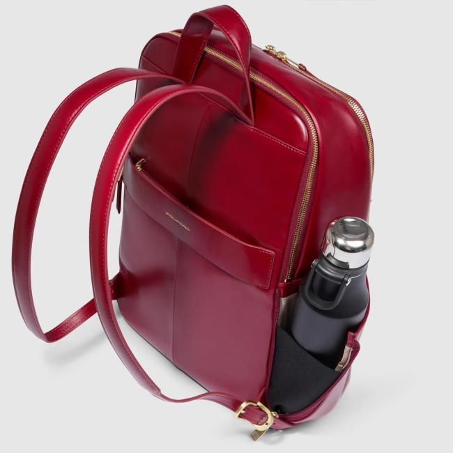 Piquadro Zainetto Blue Square Porta PC 14" Rosso - 6