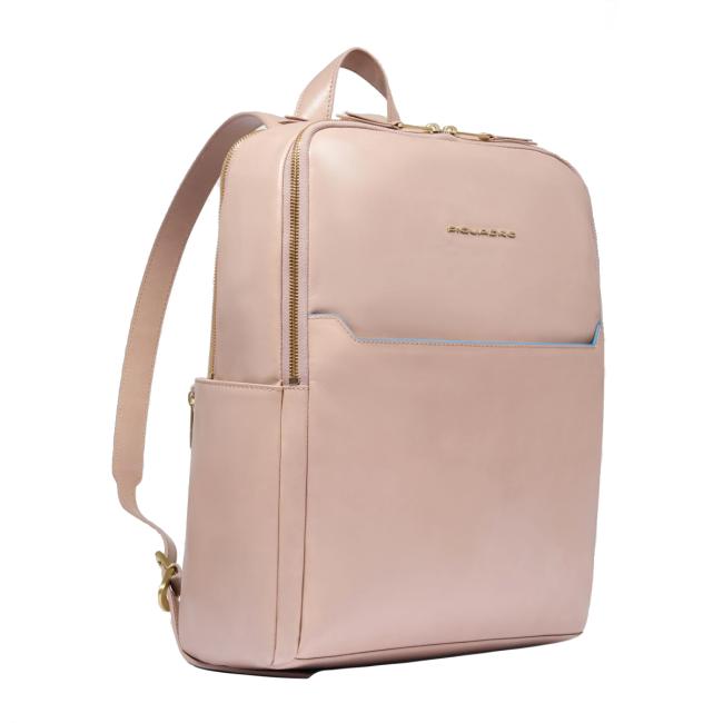 Piquadro Zainetto Blue Square Porta PC 14" Rosa2 - 2