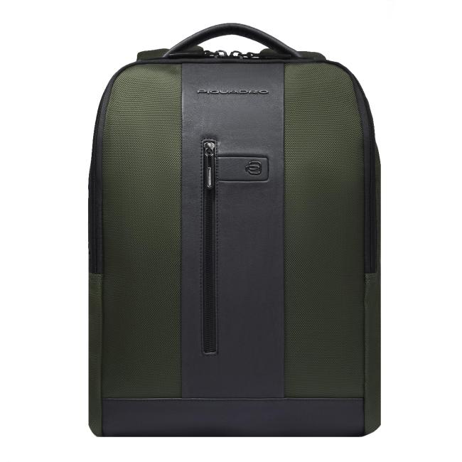 Piquadro Zaino Porta PC Brief 2 15.6 in tessuto riciclato - 1