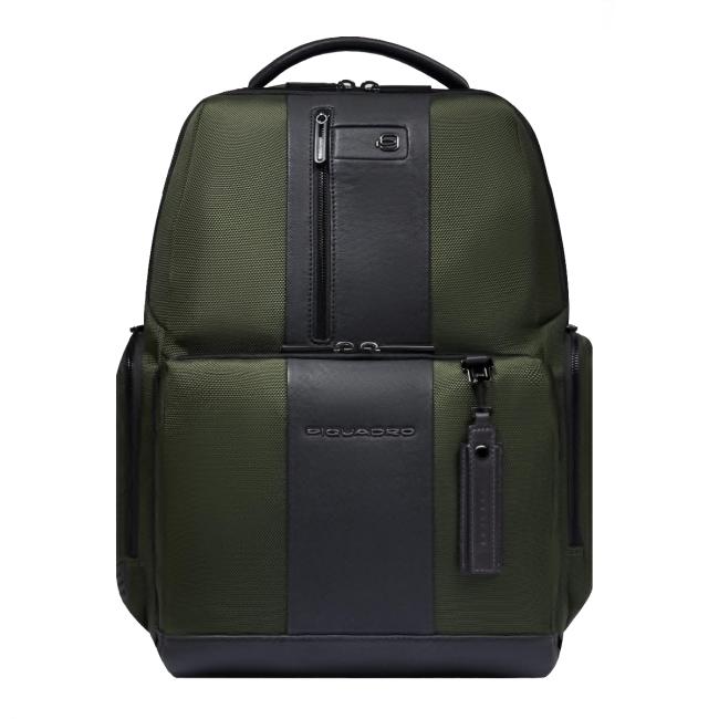 Piquadro Zaino Fast-Check Porta PC Brief 2 15".6 in tessuto riciclato - 1